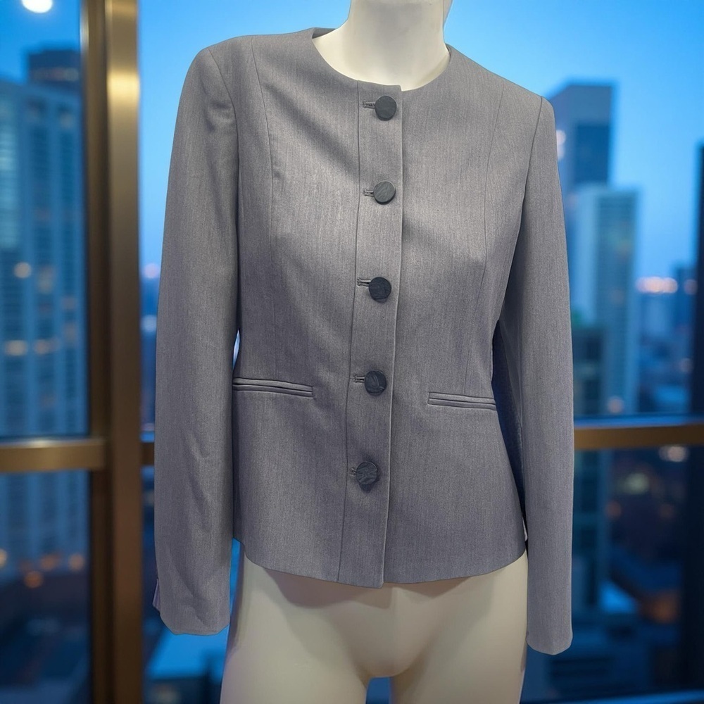 Elegant G2000 Gray Slim Fit Women's Jacket - Mint Condition